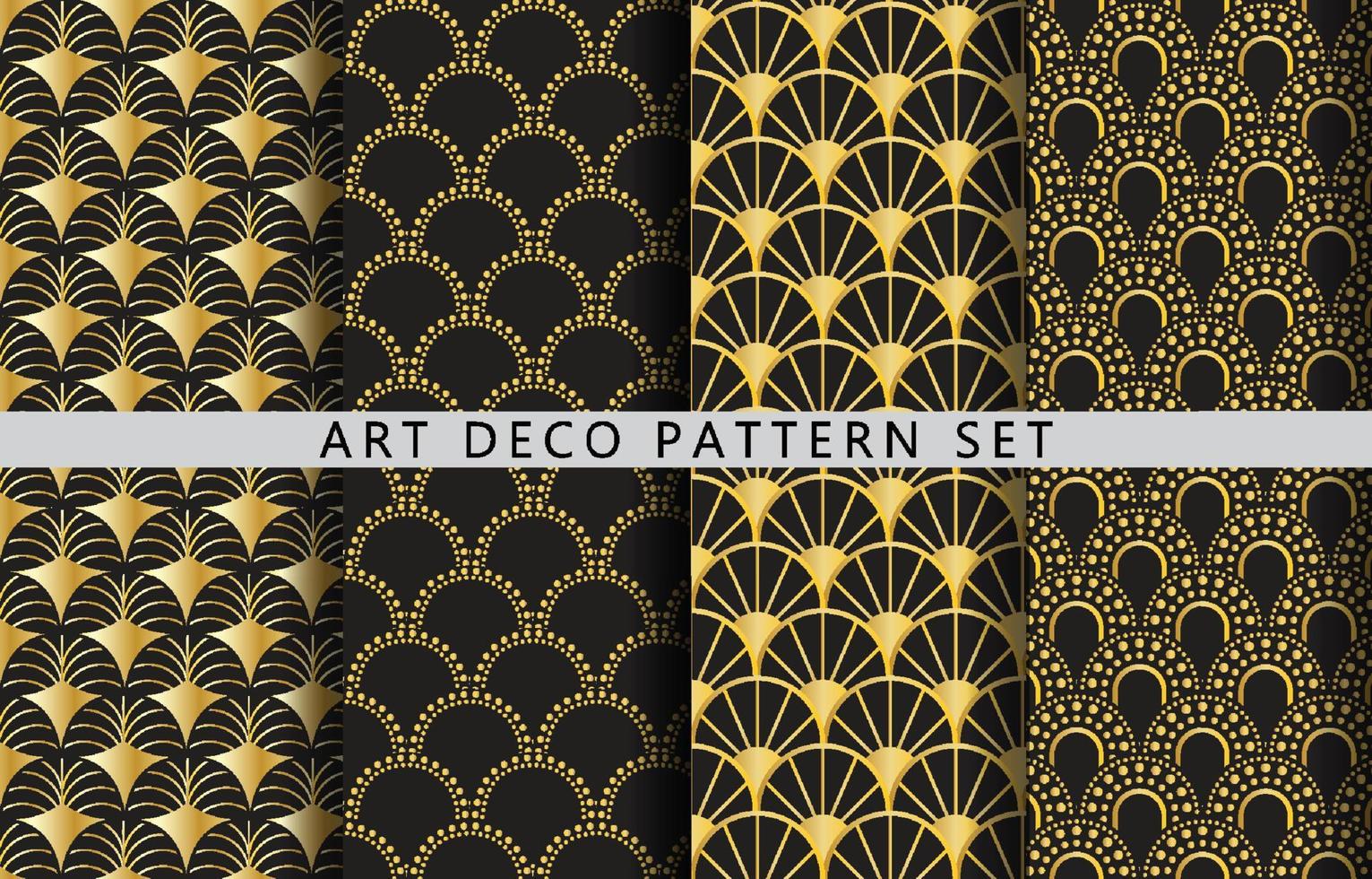 Art Deco Luxury Pattern vector