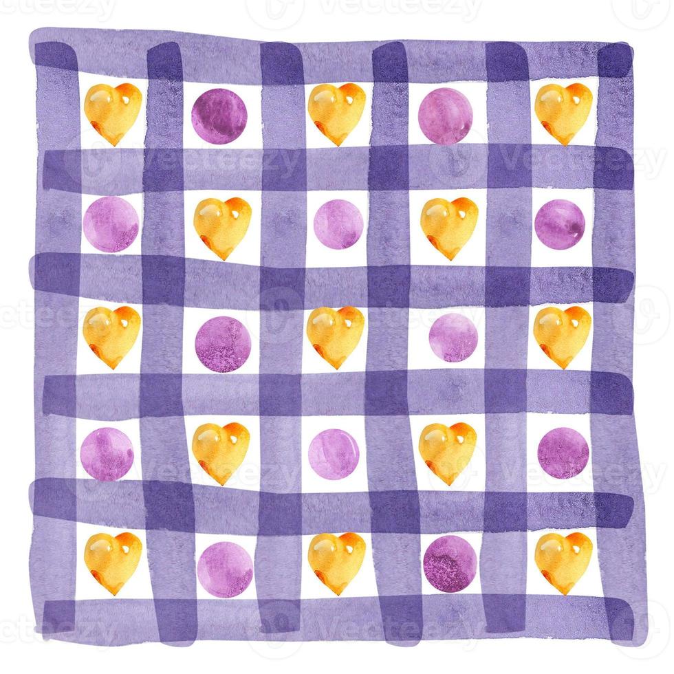 Watercolor Valentine's Day photo