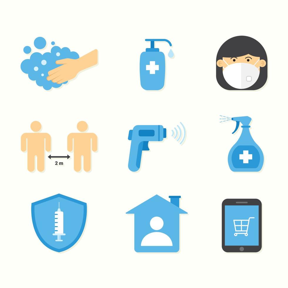 Set Of New Normal Icons vector