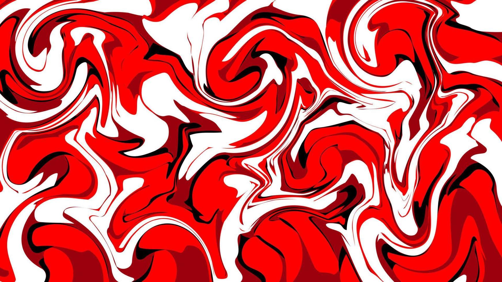 Vector illustration. Modern red flow background. Wave color Liquid shape.