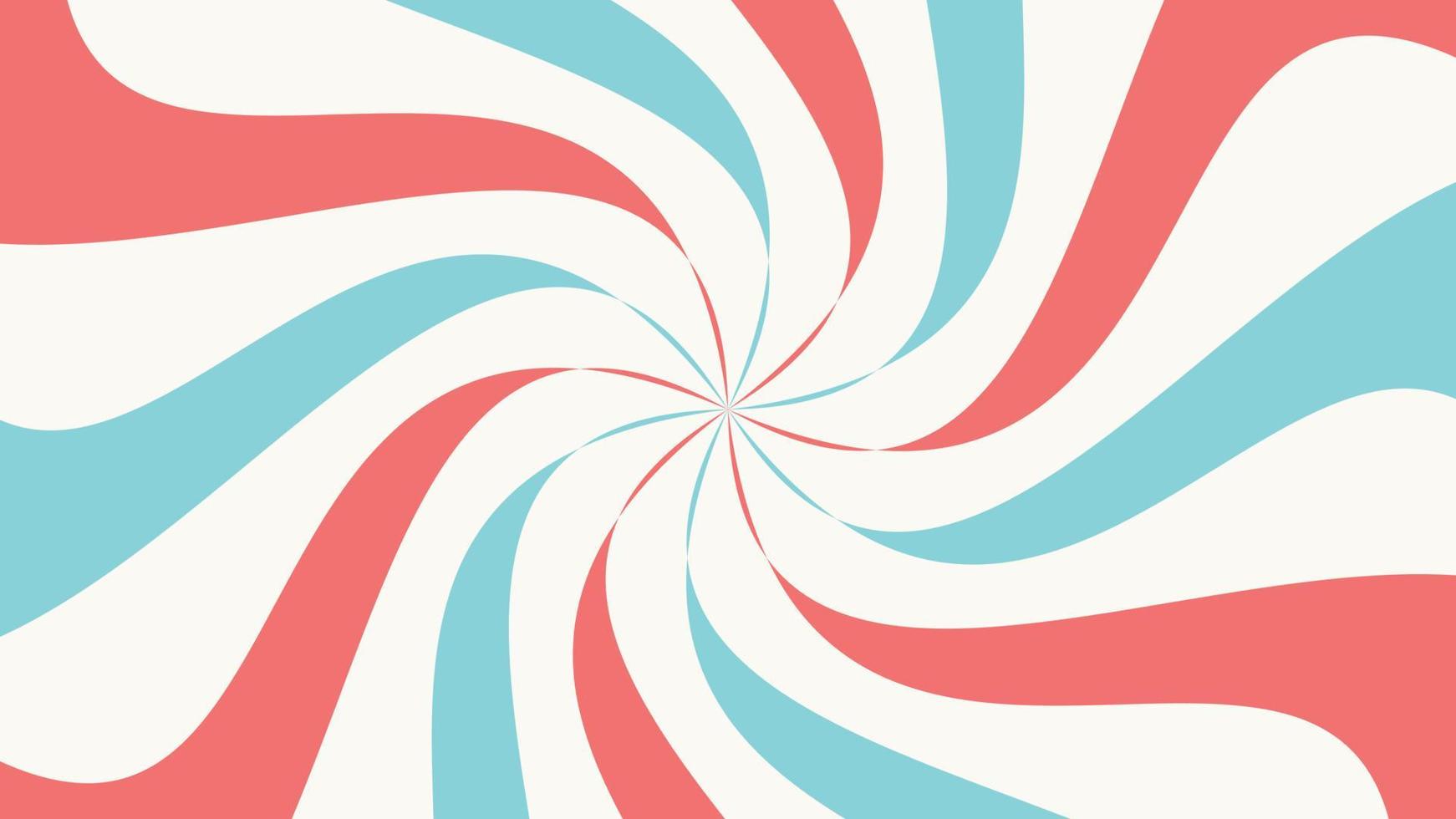 Retro background with rays or stripes in the center. Sunburst or sun burst retro background. Vector illustration