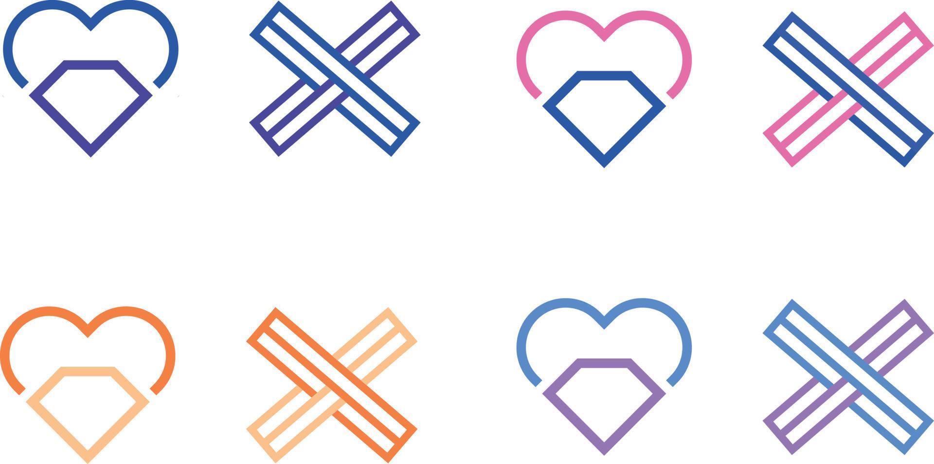modern creative abstract logo design for brand vector