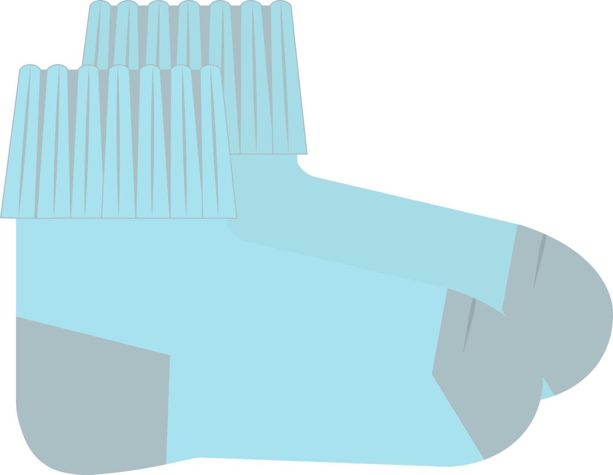 Woolen socks vector illustration
