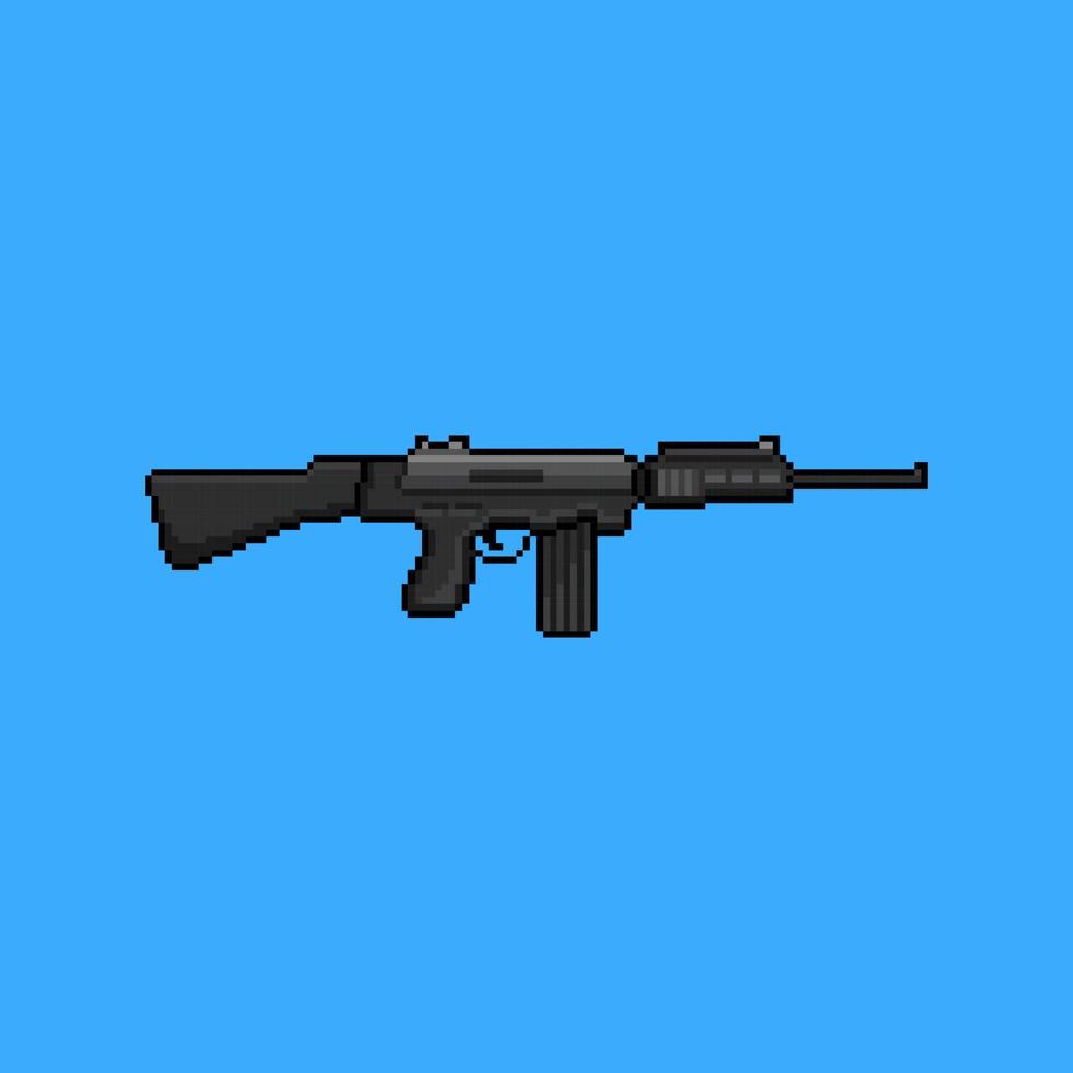 Sub machine pixel art vector