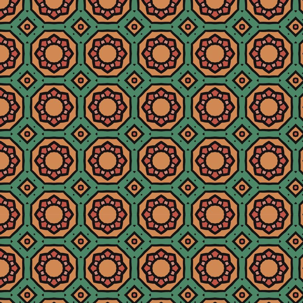 Ornament beautiful Decorative seamless pattern background vector