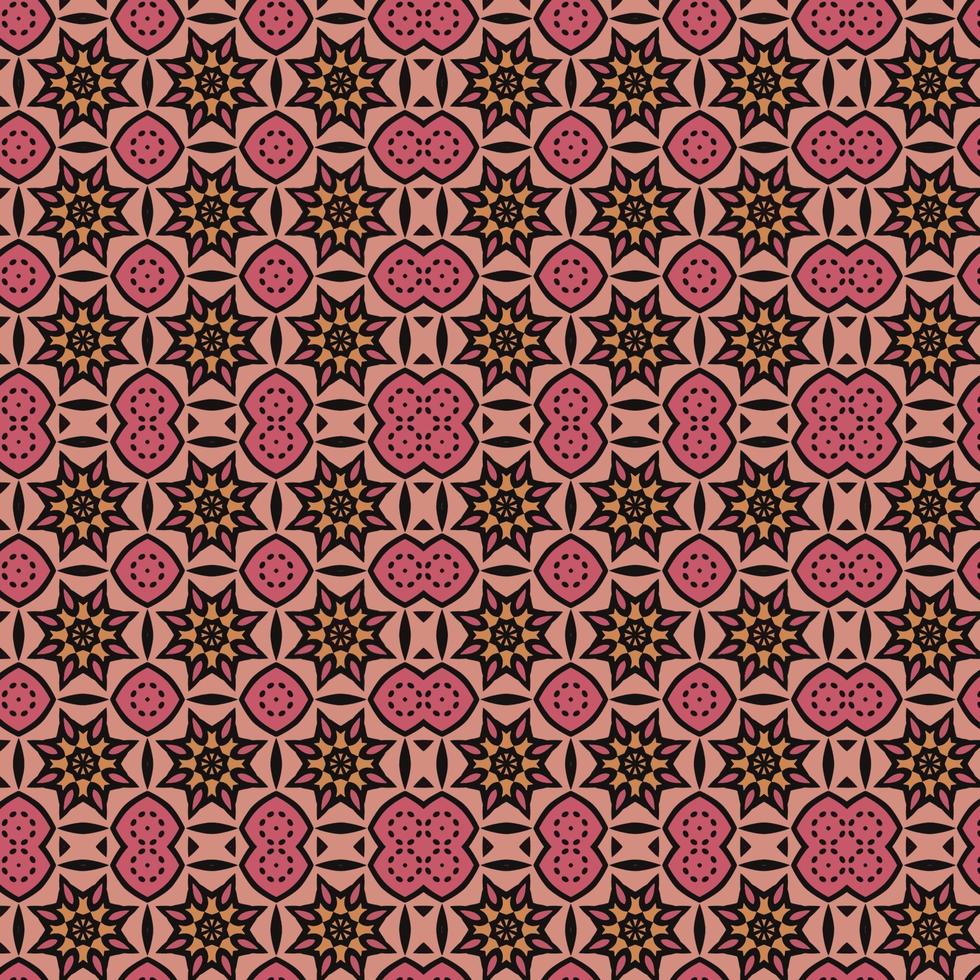 Ornament beautiful Decorative seamless pattern background vector
