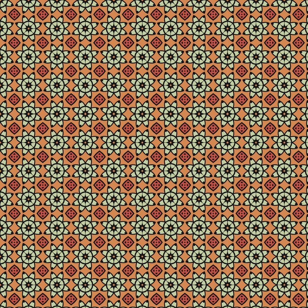 Ornament beautiful Decorative seamless pattern background vector
