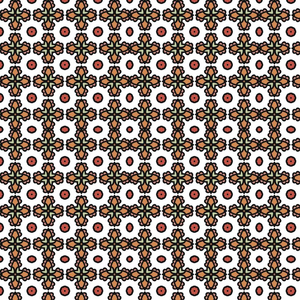 Ornament beautiful Decorative seamless pattern background vector
