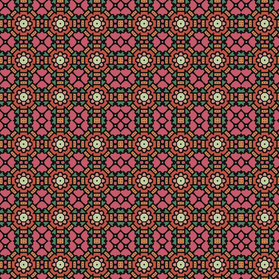 Ornament beautiful Decorative seamless pattern background vector