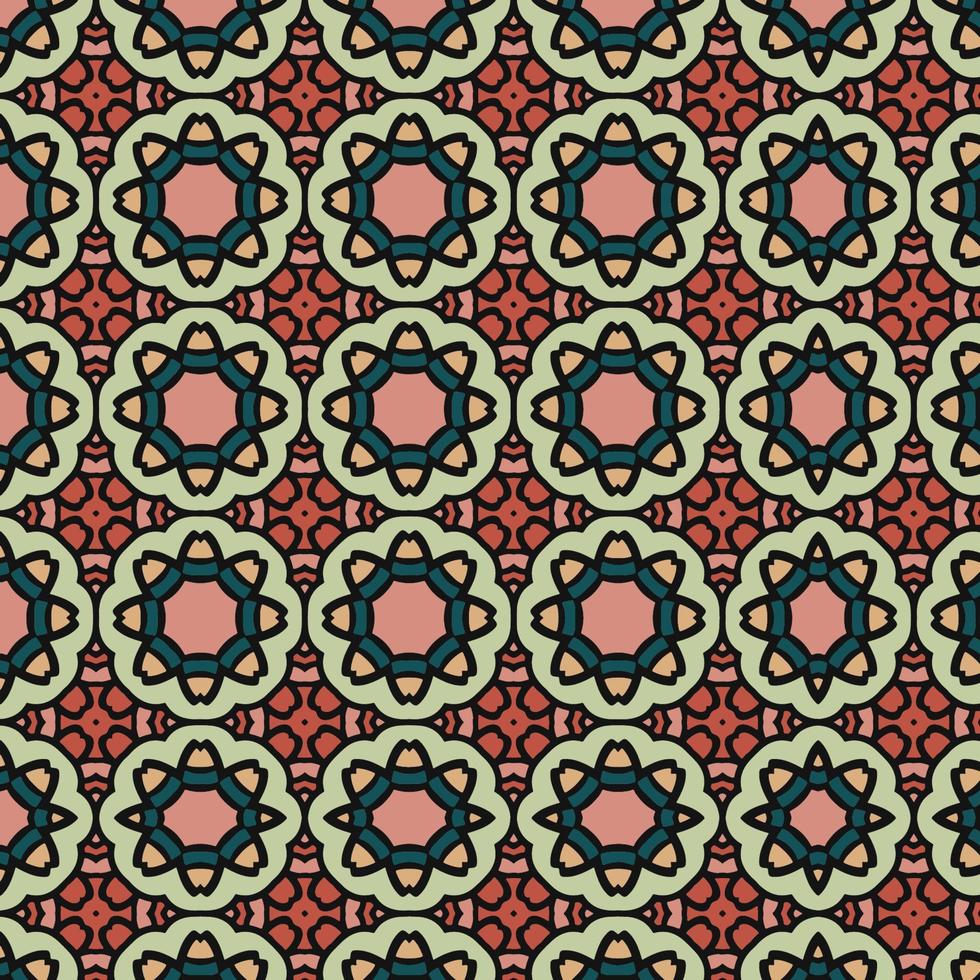 Ornament beautiful Decorative seamless pattern background vector