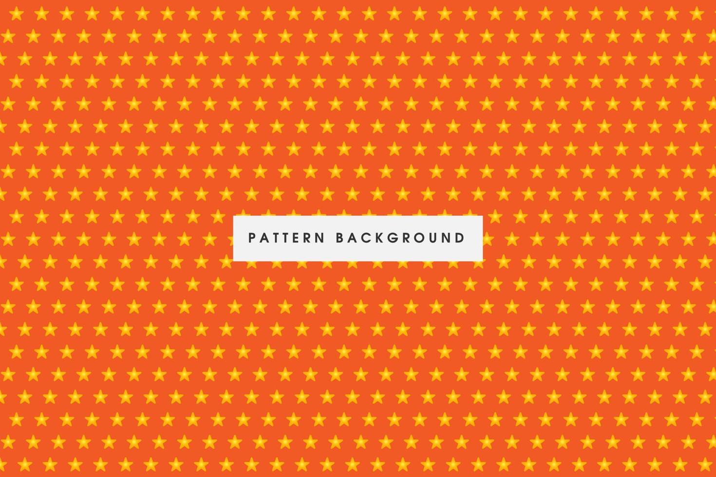 Cute simple pattern with star elements with orange background, Star vector template background. Bright style illustration.