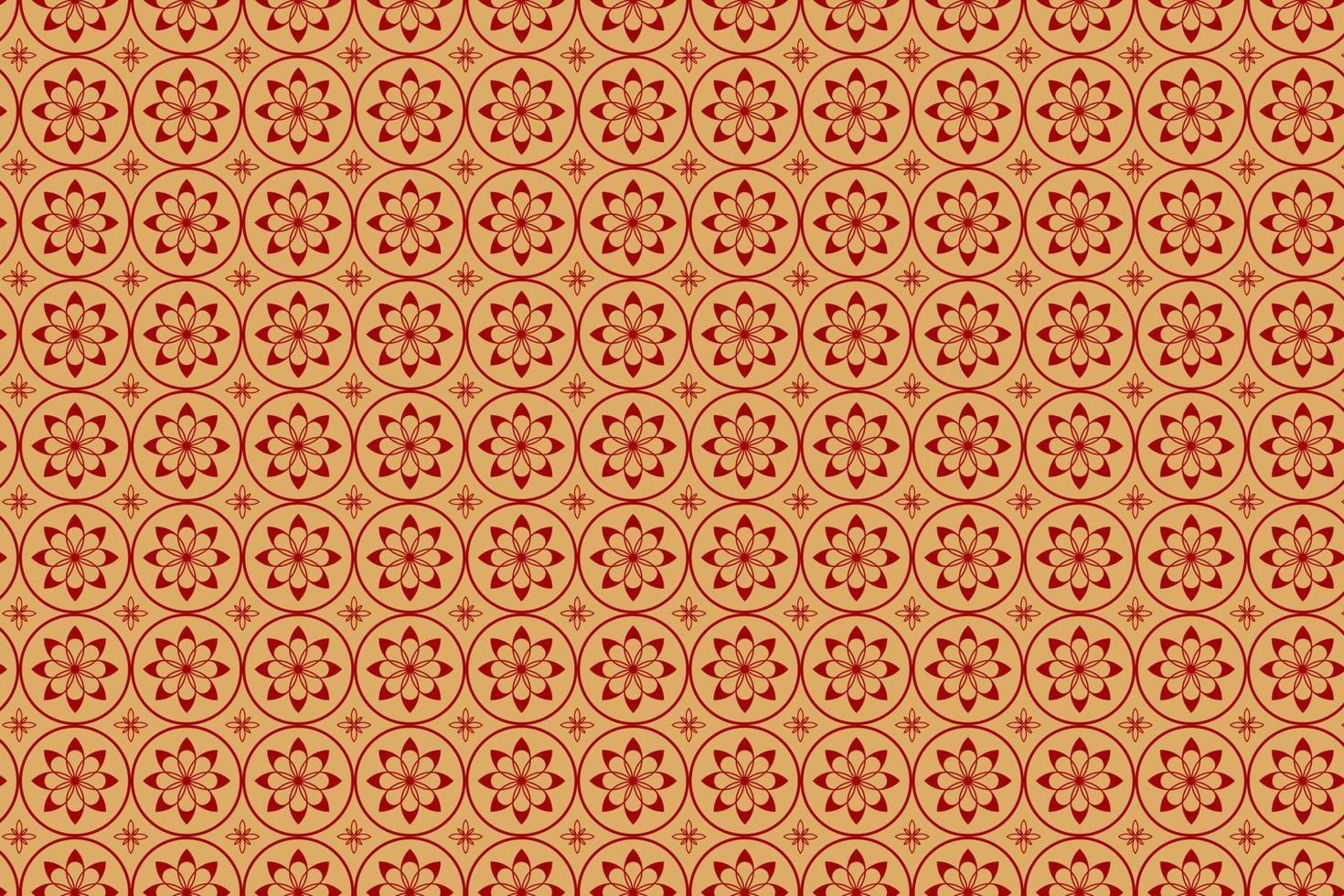 cherry blossom vector pattern, traditional pattern, Traditional texture, gold background.