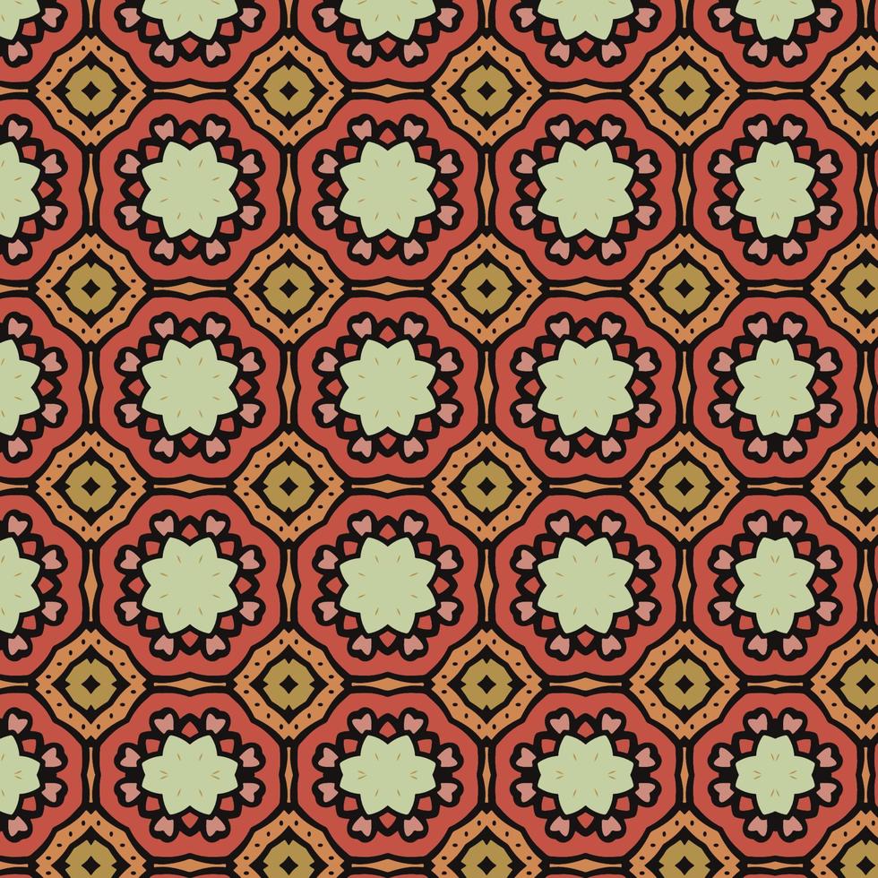 Ornament beautiful Decorative seamless pattern background vector