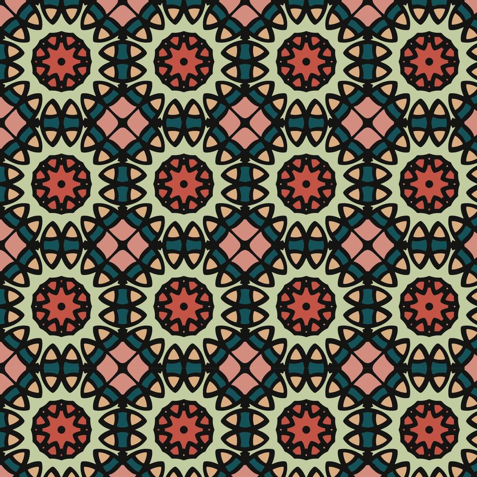 Ornament beautiful Decorative seamless pattern background vector
