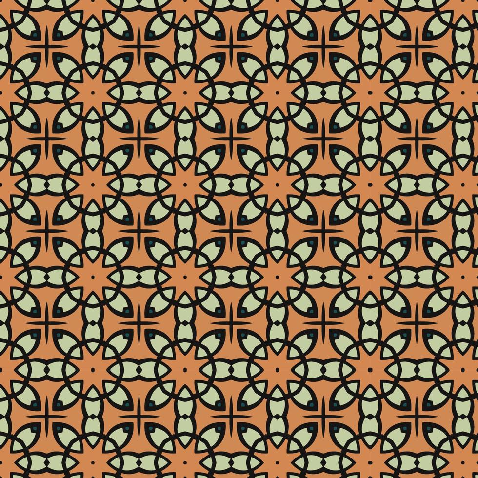 Ornament beautiful Decorative seamless pattern background vector