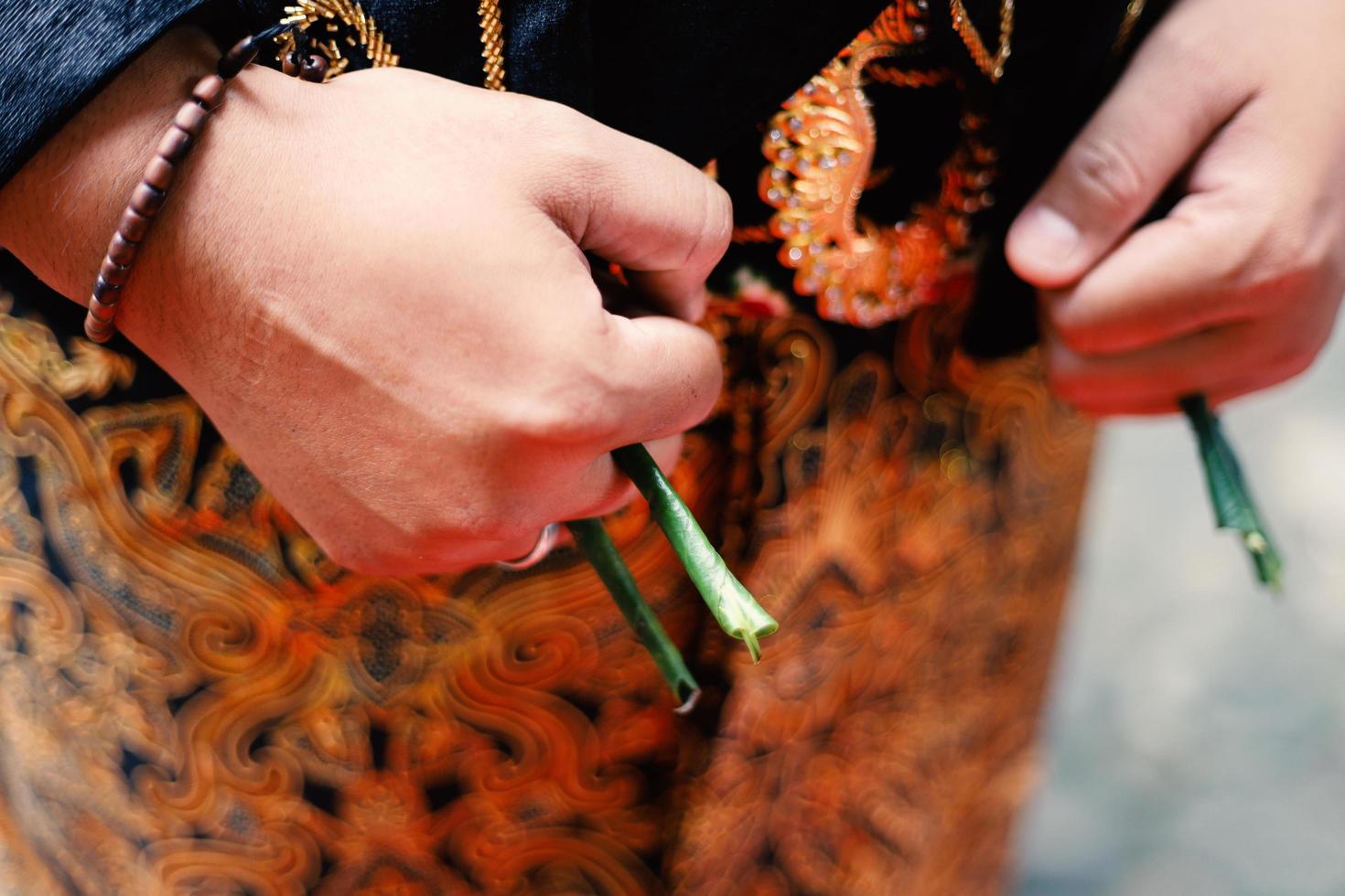 Javanese wedding dress, wedding ceremony photo