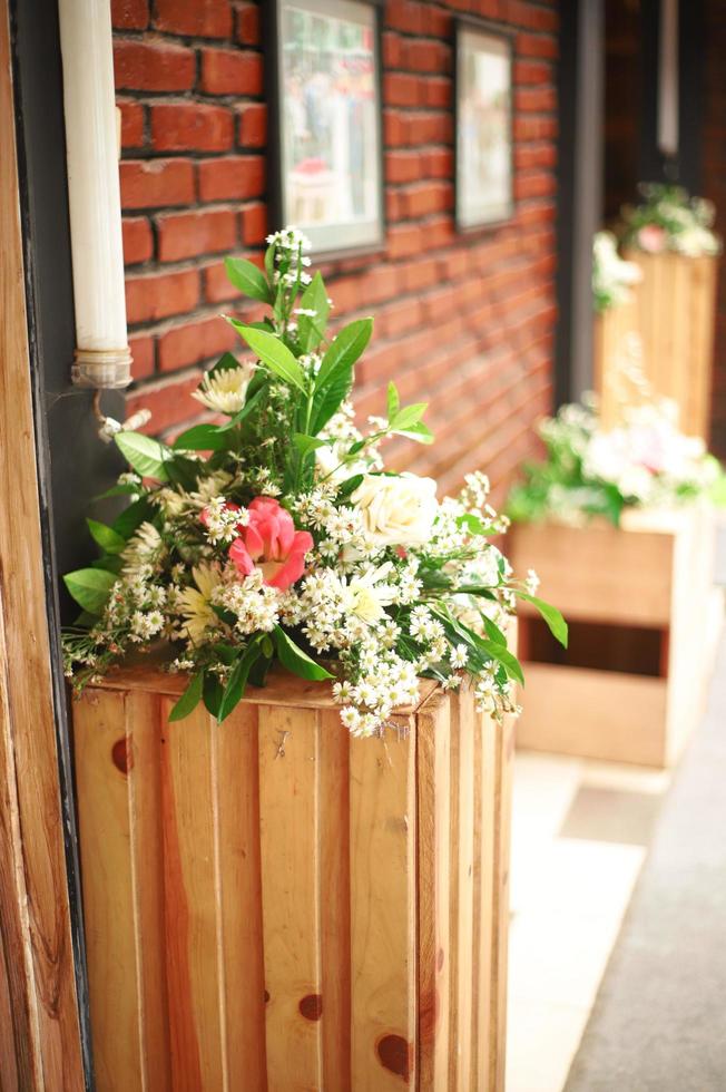 Wedding arch, wedding, wedding moment, wedding decorations, flowers, chairs, outdoor ceremony in the open air photo