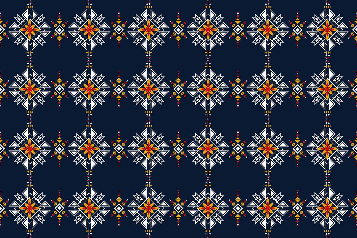 patrón étnico geométrico oriental. patrón sin costuras. diseño para tela, cortina, fondo, alfombra, papel tapiz, ropa, envoltura, batik, tela, ilustración vectorial. patrón de orzuelo vector