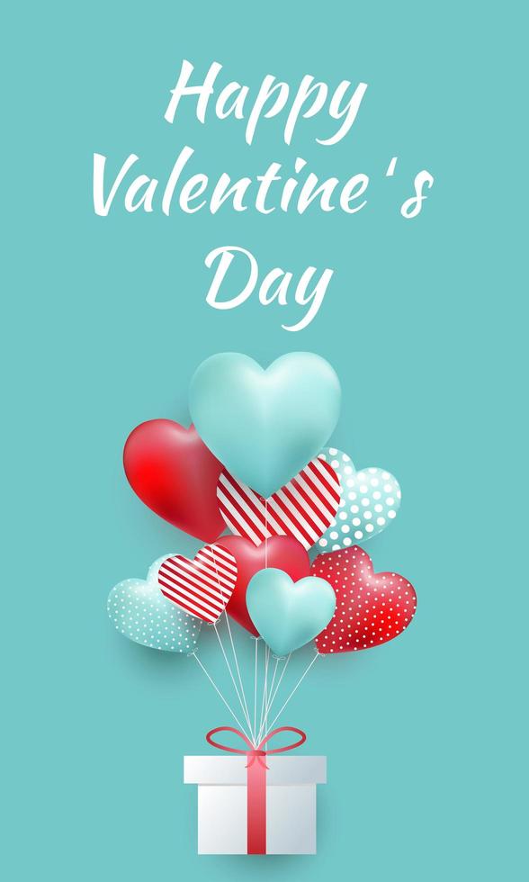 Valentine's Day sale background.Romantic composition with hearts . Vector illustration for website , posters,ads, coupons, promotional material.