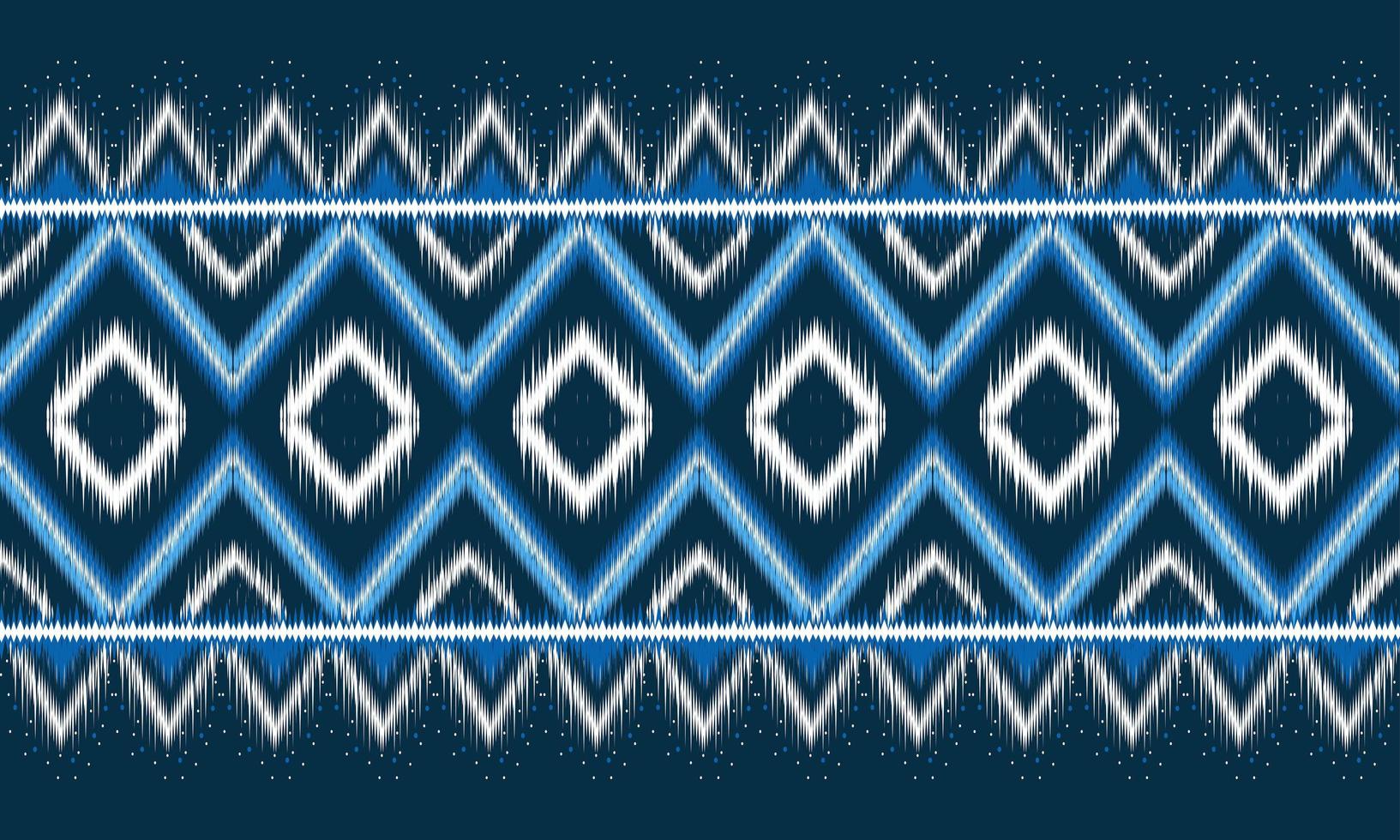 Geometric ethnic oriental ikat pattern traditional Design for background,carpet,wallpaper,clothing,wrapping,Batik,fabric,Vector illustration.embroidery style. vector