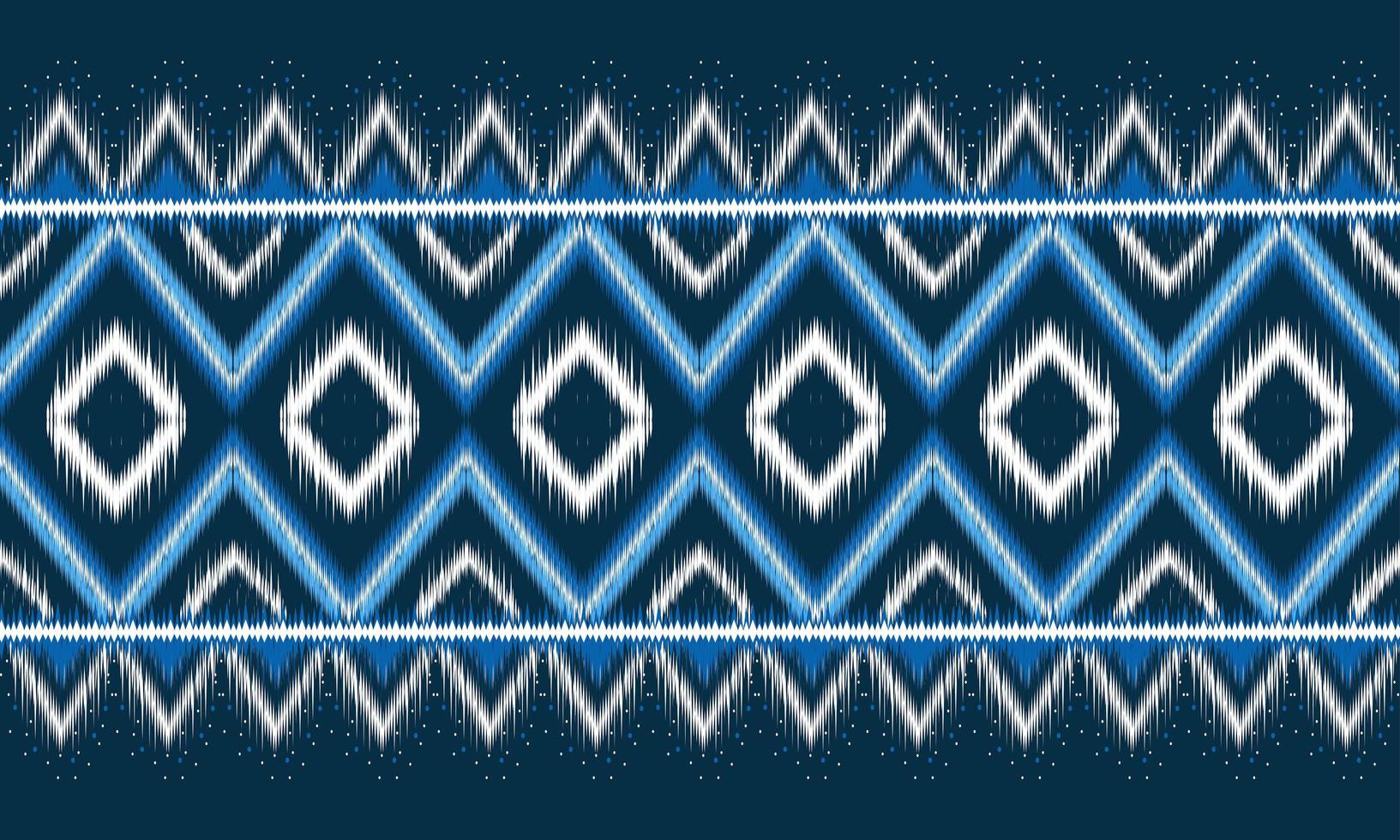 Geometric ethnic oriental ikat pattern traditional Design for background,carpet,wallpaper,clothing,wrapping,Batik,fabric,Vector illustration.embroidery style. vector