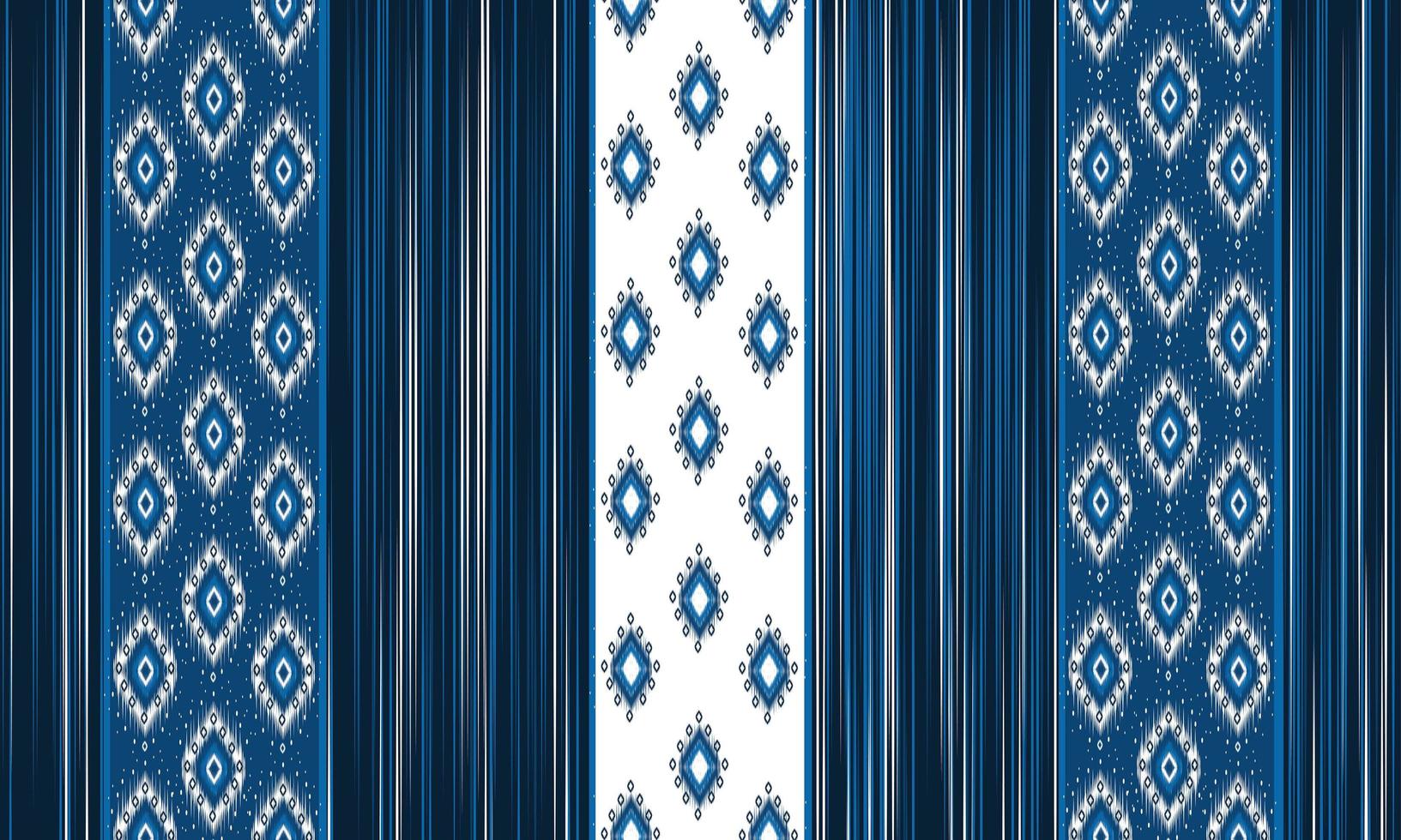 diseño tradicional del patrón de ikat oriental étnico geométrico para el fondo, alfombra, papel tapiz, ropa, envoltura, batik, tela, estilo de bordado de ilustración vectorial. vector