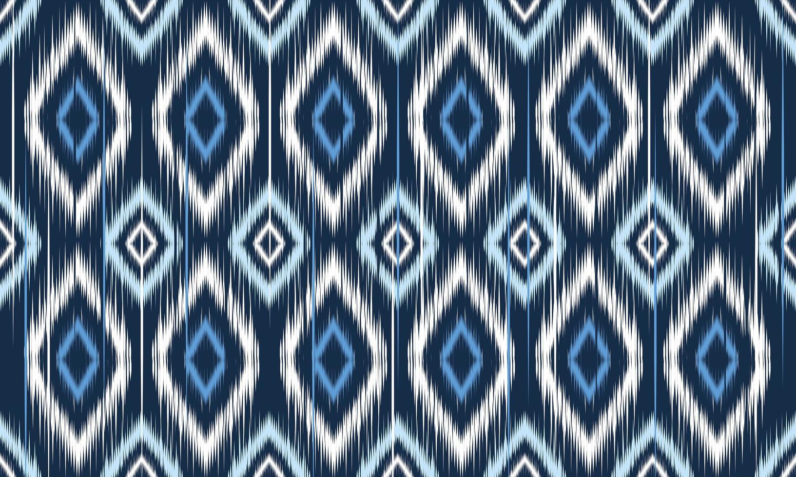 diseño tradicional del patrón de ikat oriental étnico geométrico para el fondo, alfombra, papel tapiz, ropa, envoltura, batik, tela, estilo de bordado de ilustración vectorial. vector