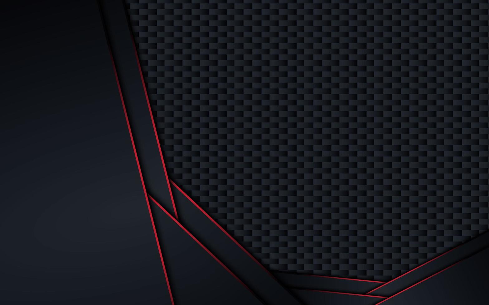 abstract metallic red black frame layout design tech innovation concept background.vector. vector
