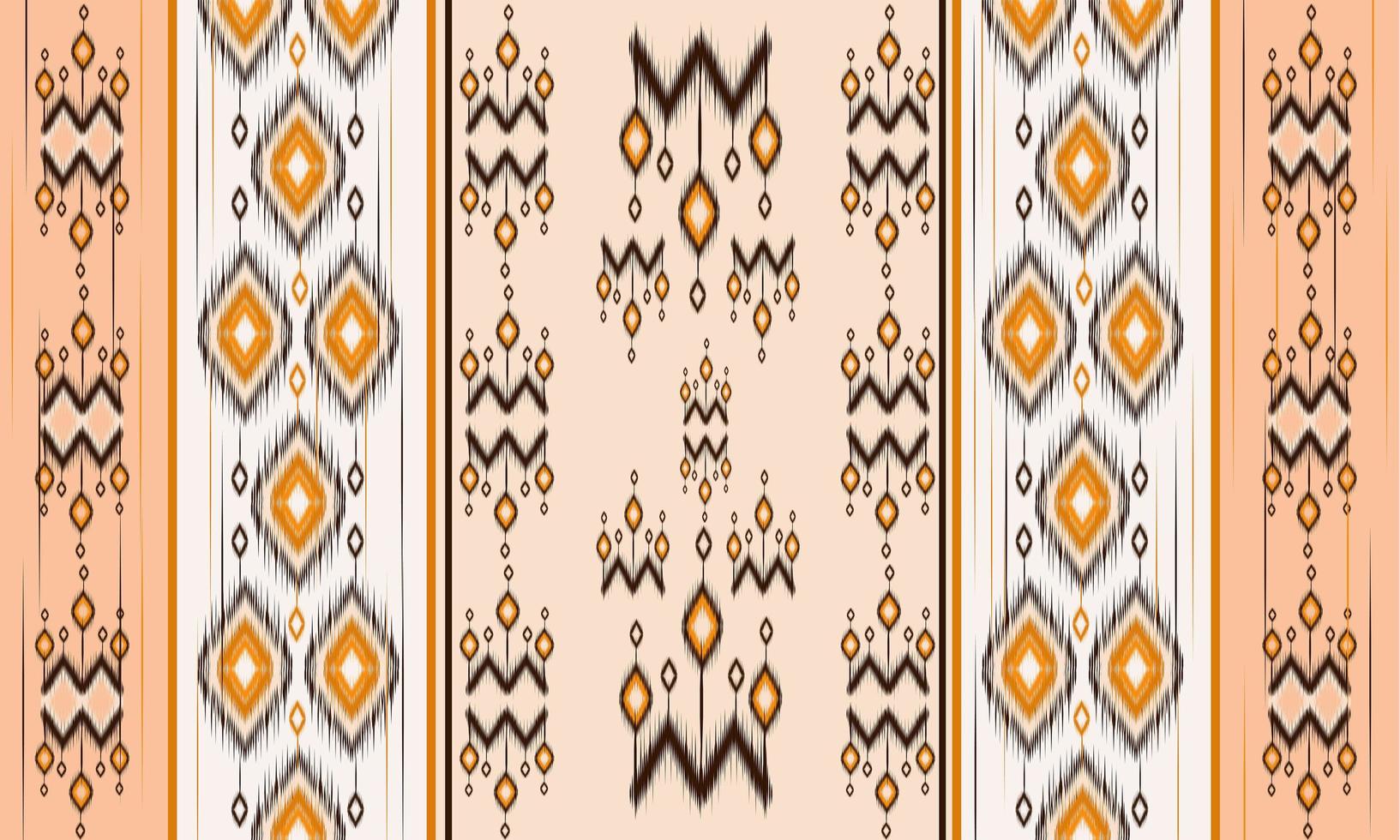 diseño tradicional del patrón de ikat oriental étnico geométrico para el fondo, alfombra, papel tapiz, ropa, envoltura, batik, tela, estilo de bordado de ilustración vectorial. vector