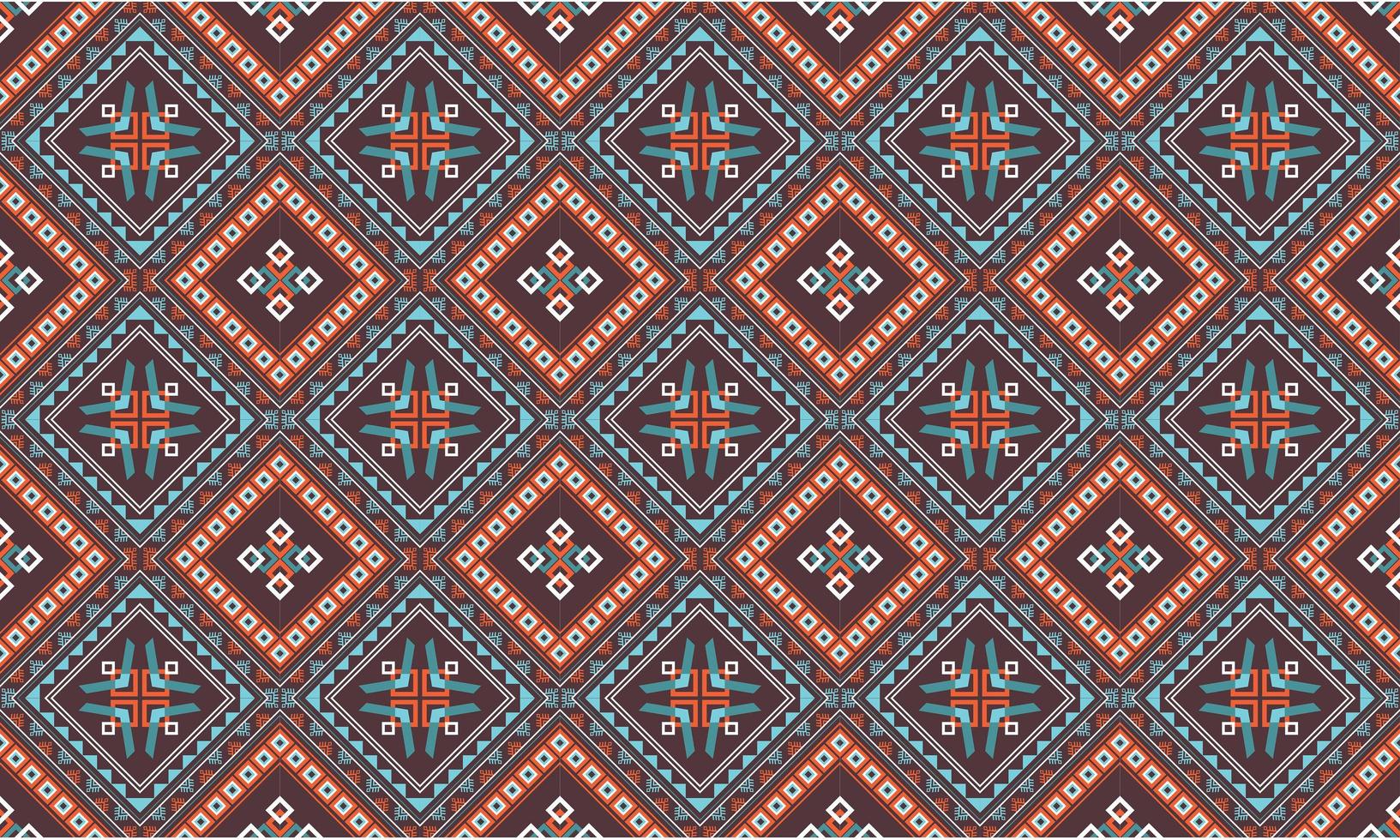 Abstract ethnic geometric pattern design for background or wallpaper. vector