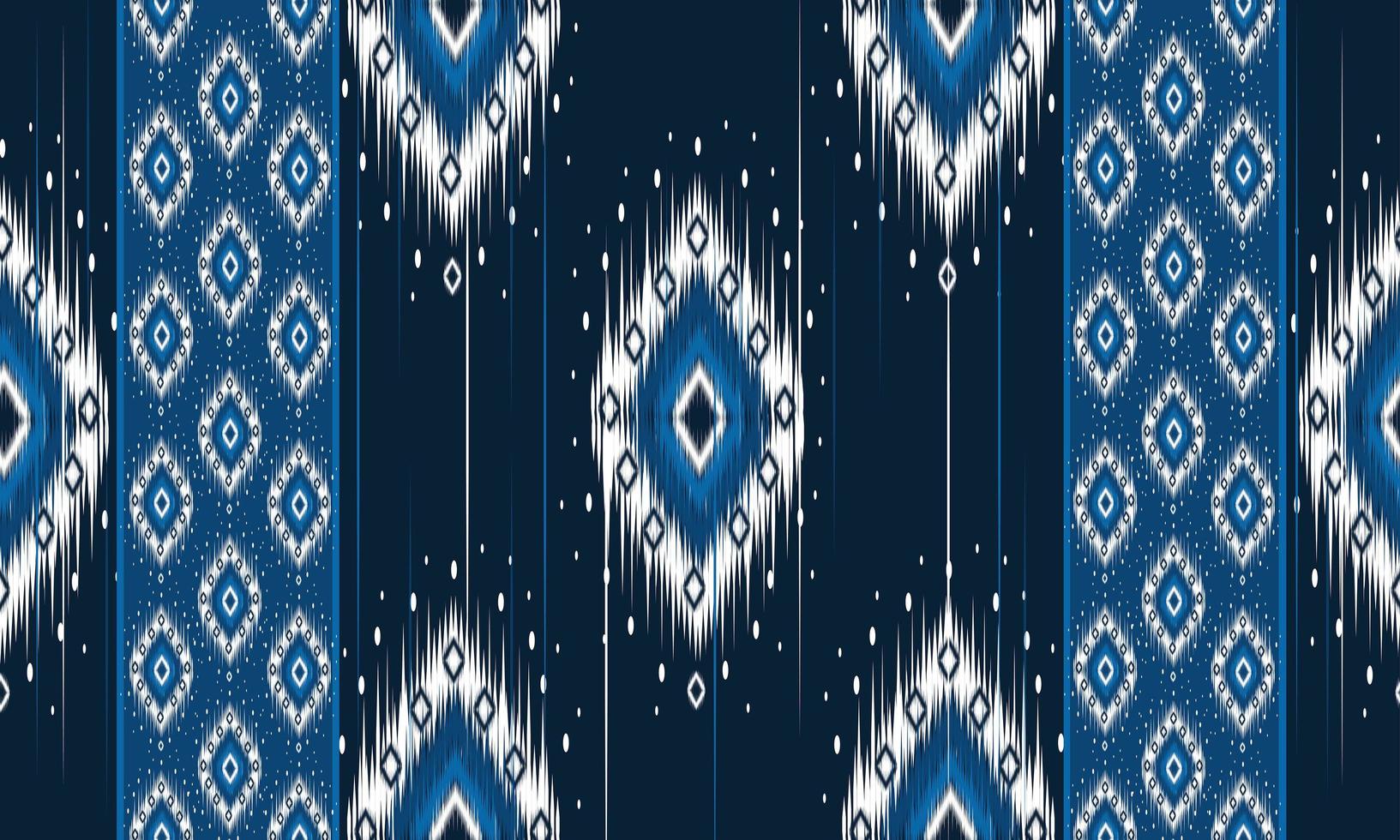 Geometric ethnic oriental ikat pattern traditional Design for background,carpet,wallpaper,clothing,wrapping,Batik,fabric,Vector illustration.embroidery style. vector