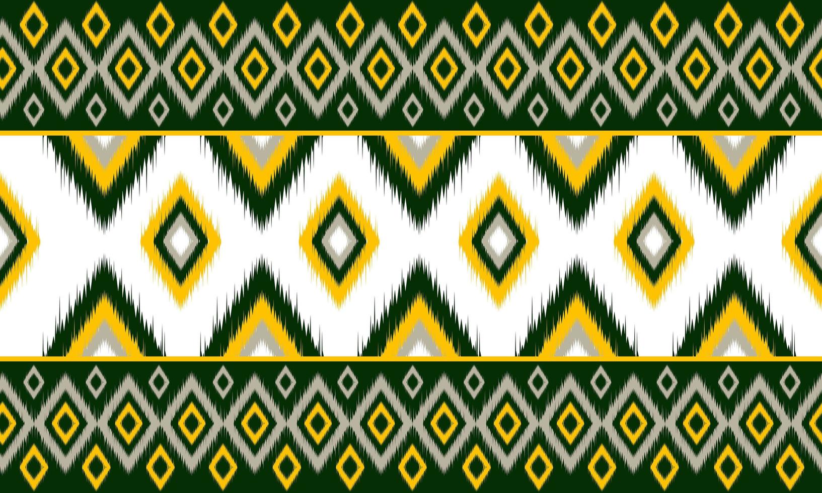 Geometric ethnic oriental ikat pattern traditional Design for background,carpet,wallpaper,clothing,wrapping,Batik,fabric,Vector illustration.embroidery style. vector