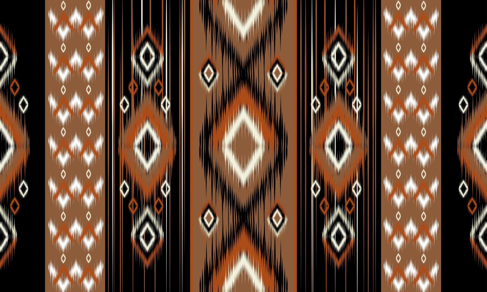 diseño tradicional de patrón oriental étnico geométrico para fondo, alfombra, papel tapiz, ropa, envoltura, batik, tela, estilo de bordado de ilustración vectorial. vector