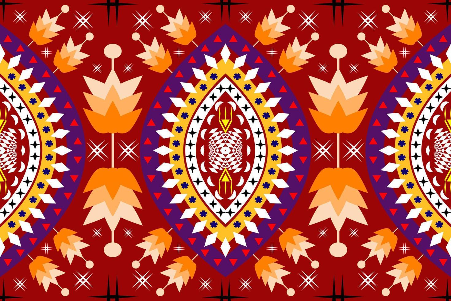 Geometric ethnic oriental traditional pattern.Figure tribal embroidery style.Design for wallpaper,clothing,wrapping,fabric,vector illustration vector