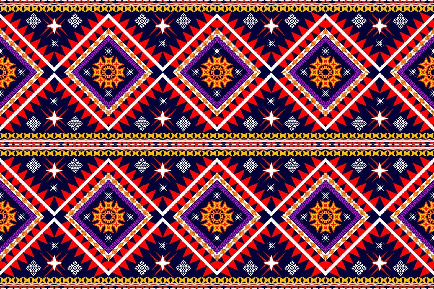 Geometric ethnic oriental traditional pattern.Figure tribal embroidery style.Design for wallpaper,clothing,wrapping,fabric,vector illustration vector