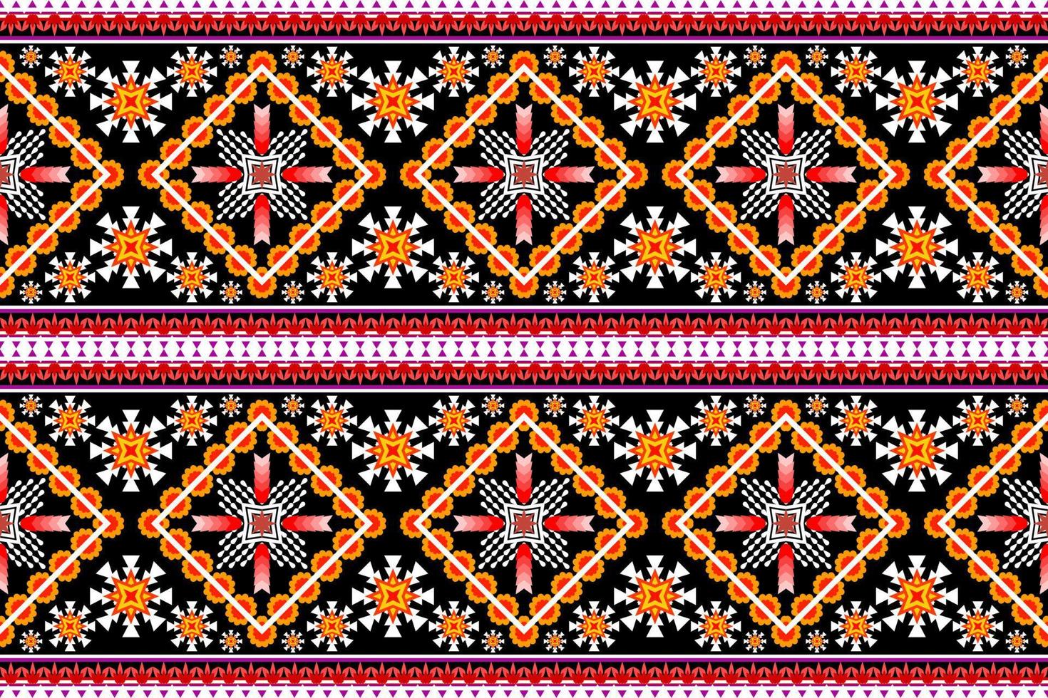 Geometric ethnic oriental traditional pattern.Figure tribal embroidery style.Design for wallpaper,clothing,wrapping,fabric,vector illustration vector