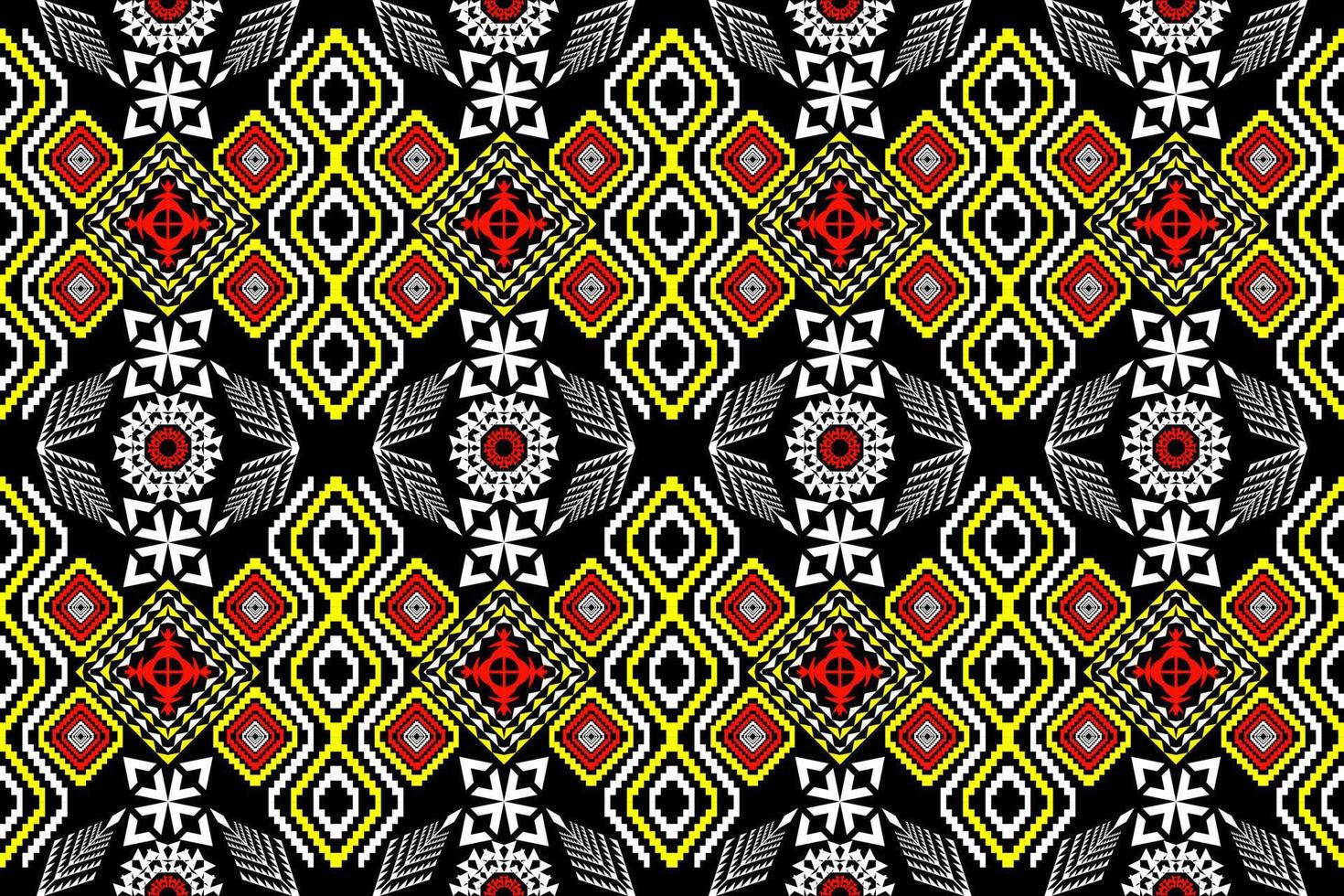 Geometric ethnic oriental traditional pattern.Figure tribal embroidery style.Design for wallpaper,clothing,wrapping,fabric,vector illustration vector