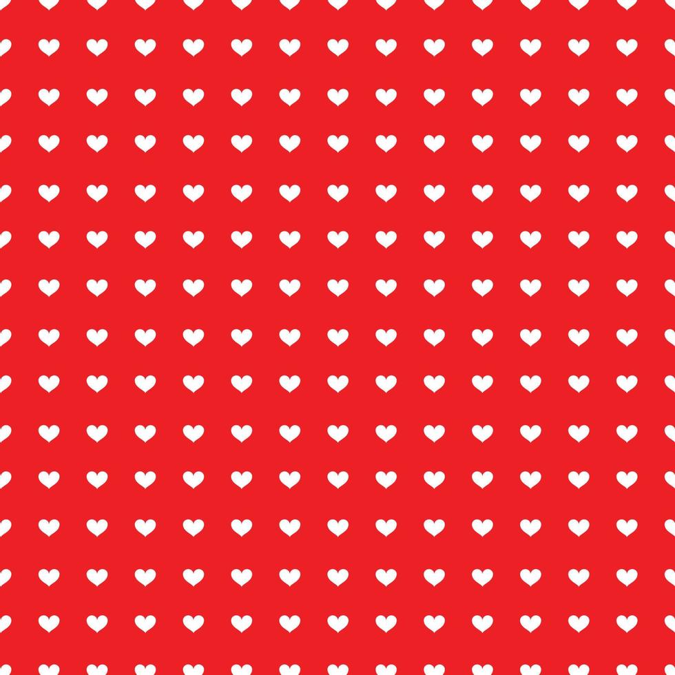 Red hearts seamless pattern background design vector