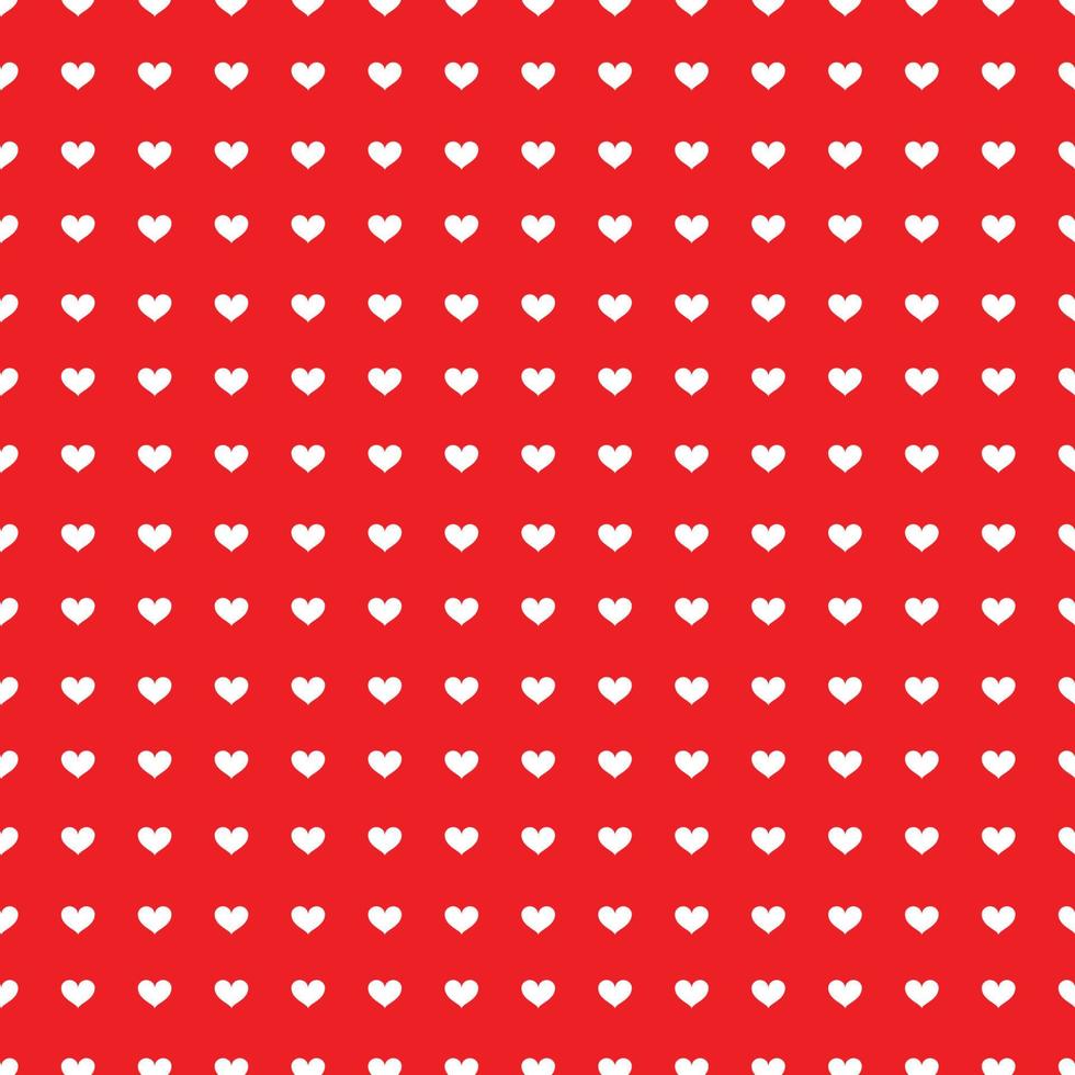 Red hearts seamless pattern background design vector