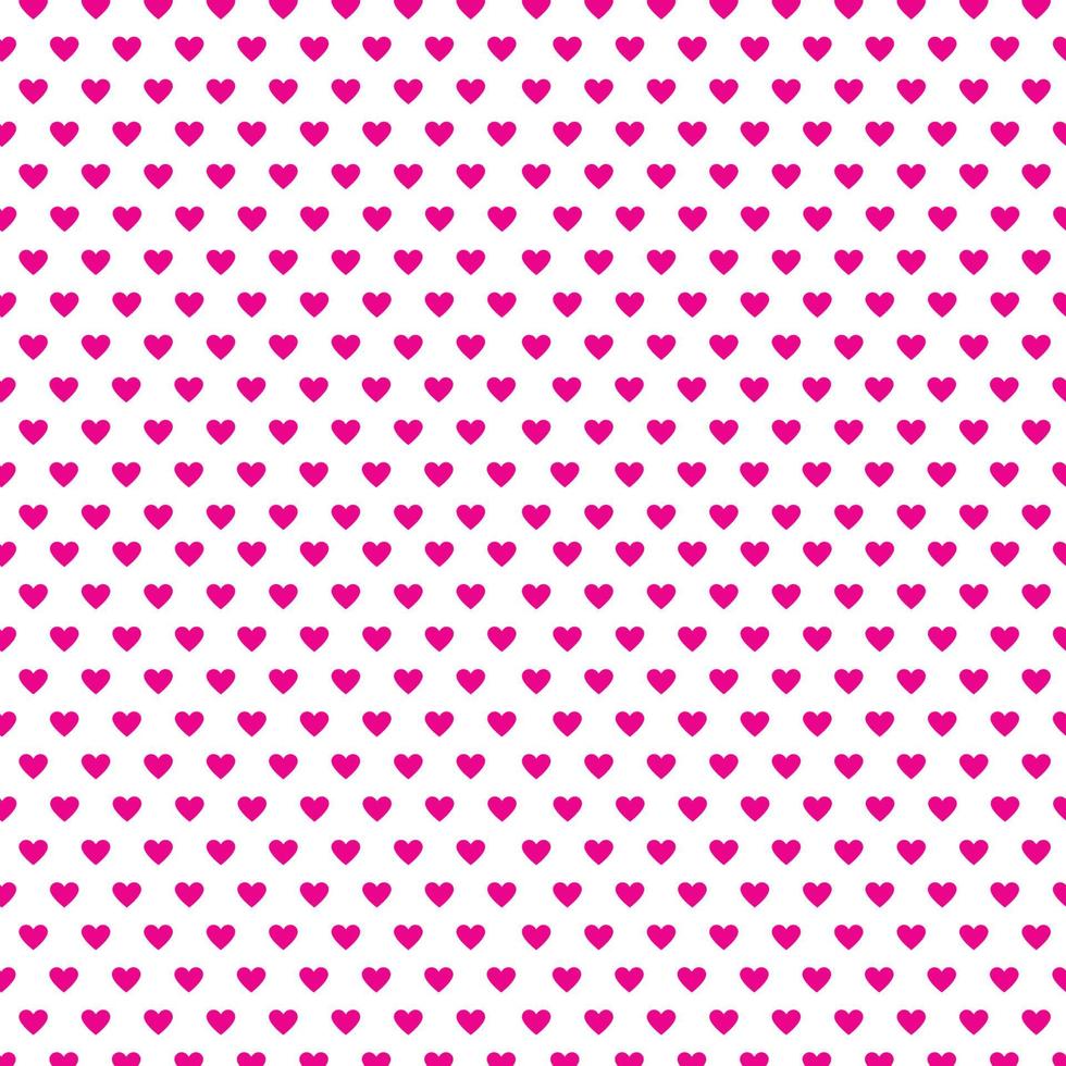 Pink hearts seamless pattern design for valentine's day and love concept. vector