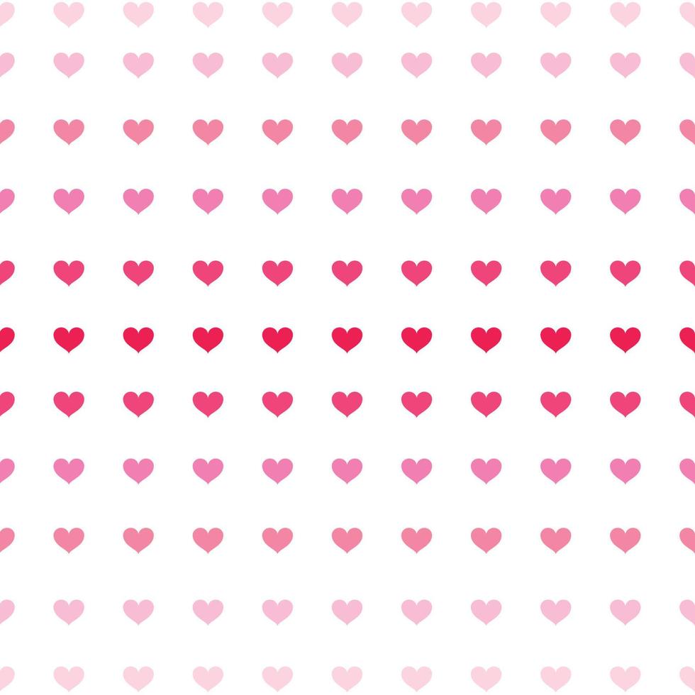 Pink hearts seamless pattern background design vector