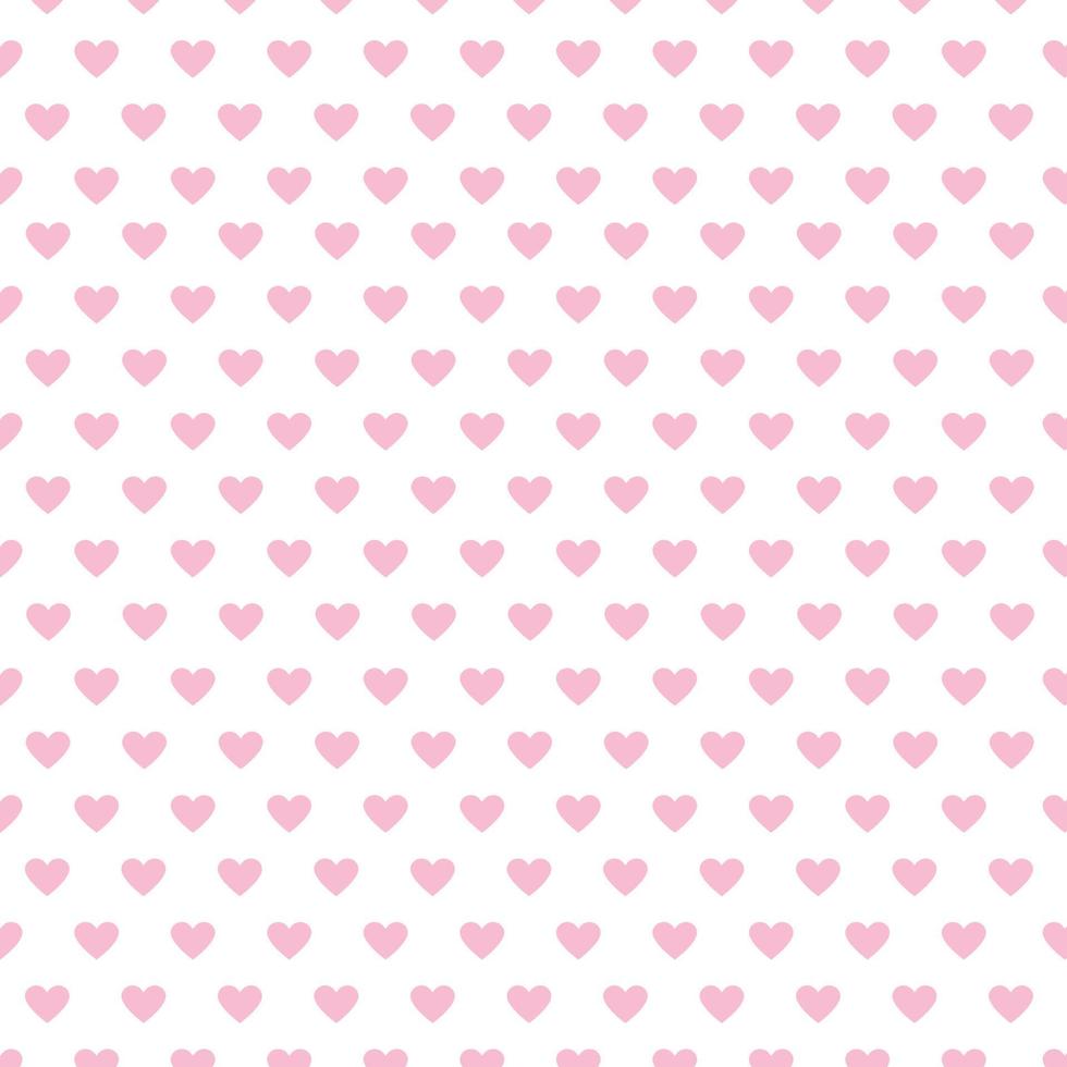 Pink hearts seamless pattern design for valentine's day and love concept. vector