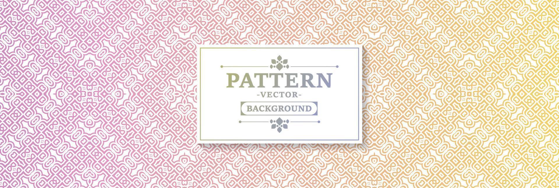 gradation ornament pattern design background vector