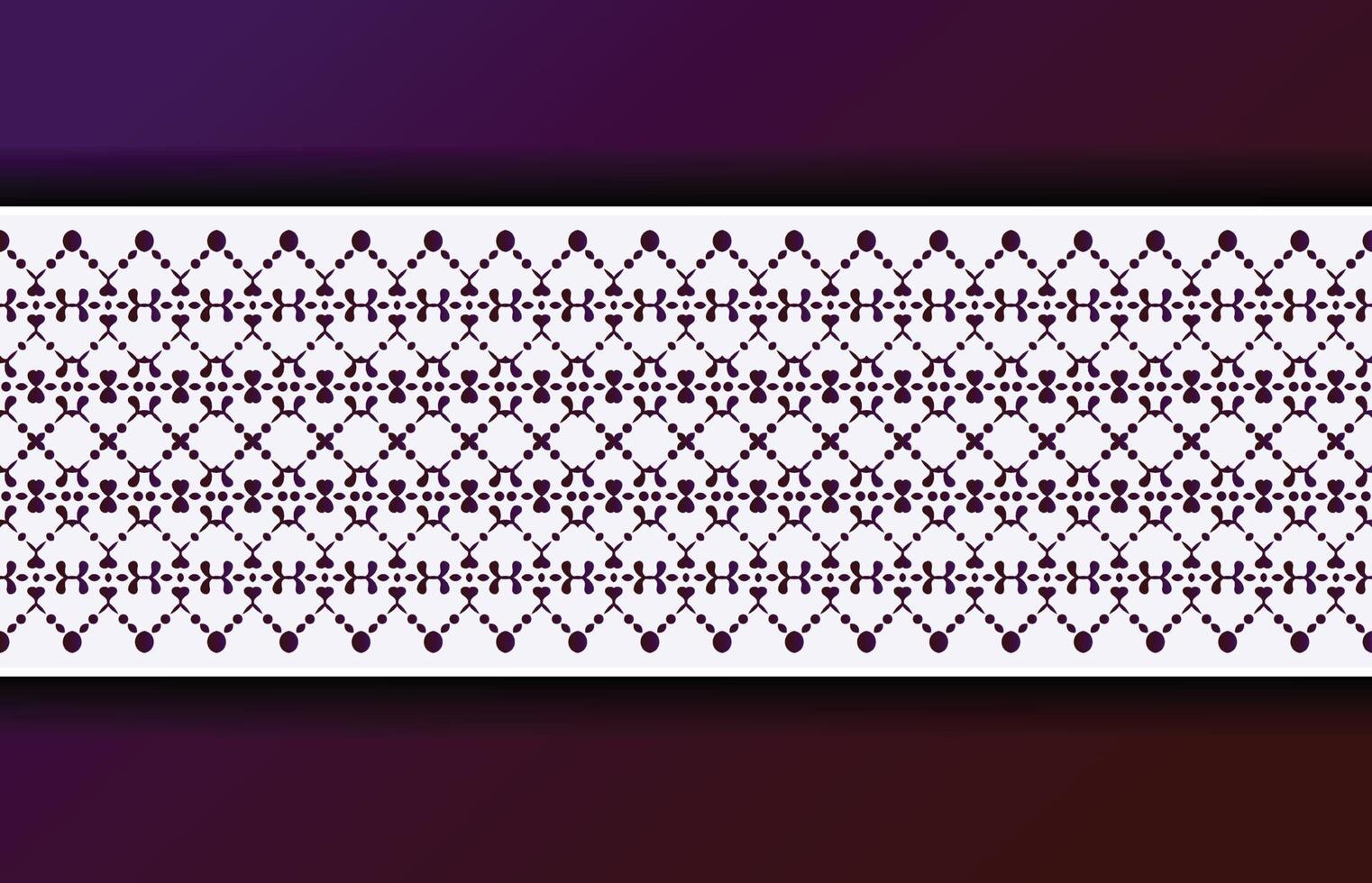 ornament style ethnic seamless borders set vector