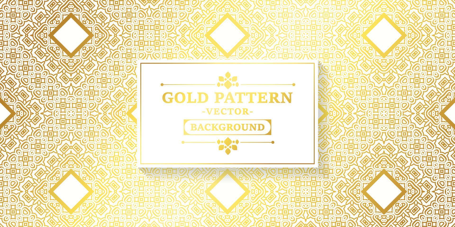 Luxury ornament pattern design background vector