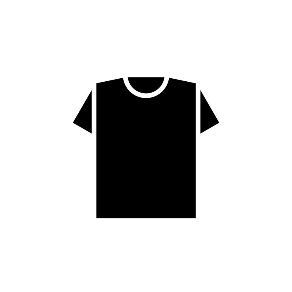 camisa, moda, polo, ropa icono sólido vector ilustración logotipo plantilla. adecuado para muchos propósitos.