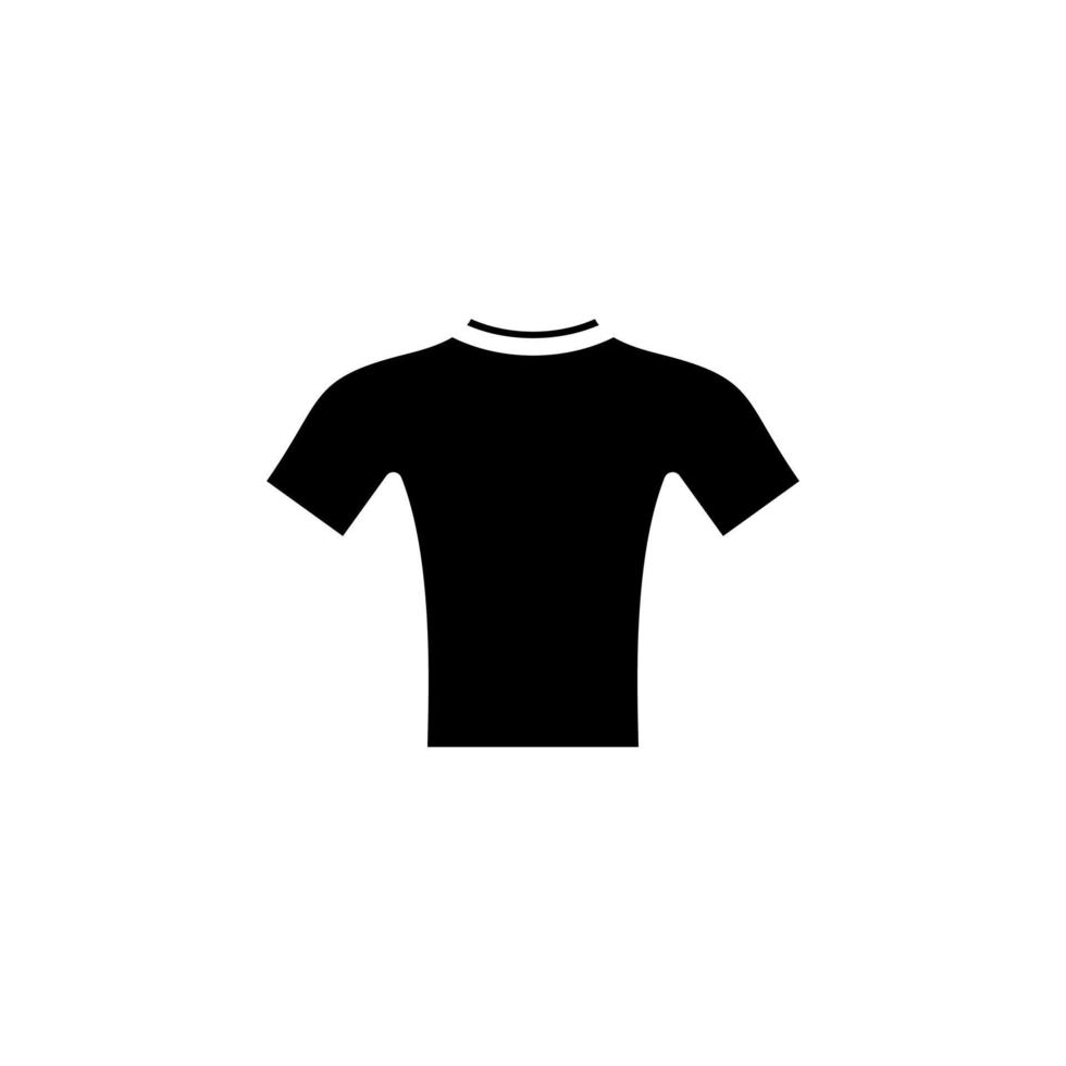 camisa, moda, polo, ropa icono sólido vector ilustración logotipo plantilla. adecuado para muchos propósitos.