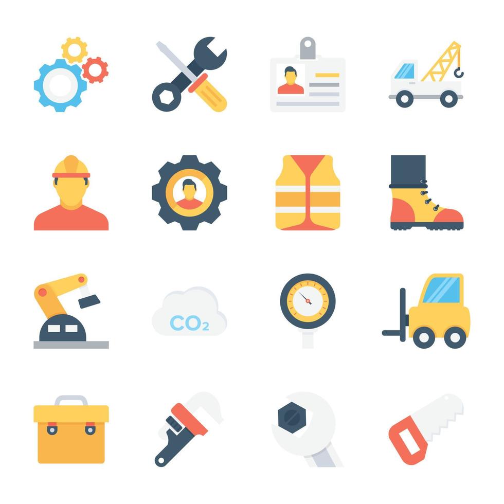 Industrial Tools Concepts vector