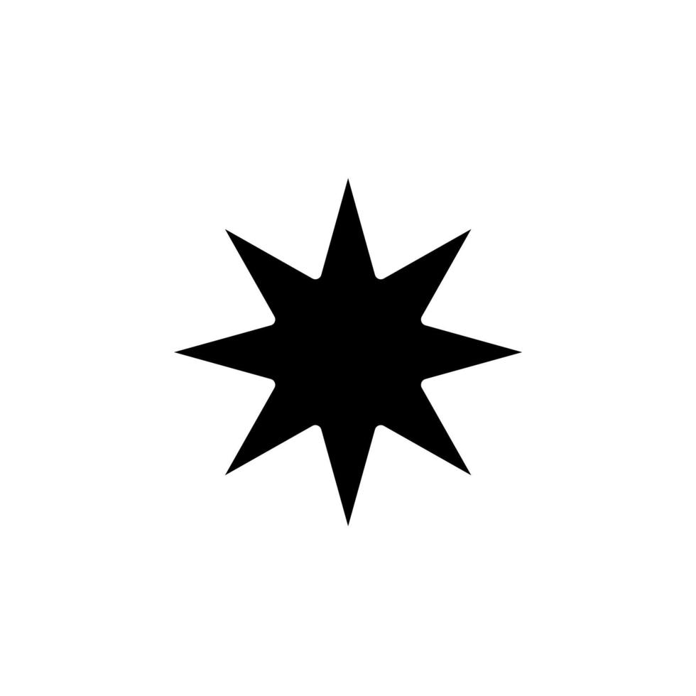 Stars, Night Solid Icon Vector Illustration Logo Template. Suitable For Many Purposes.