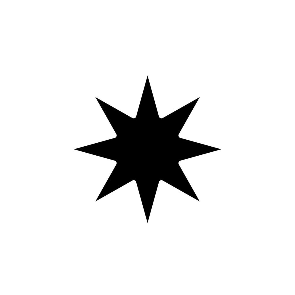 estrellas, plantilla de logotipo de ilustración de vector de icono sólido nocturno. adecuado para muchos propósitos.